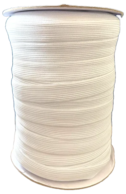 Rollo de elástico blanco