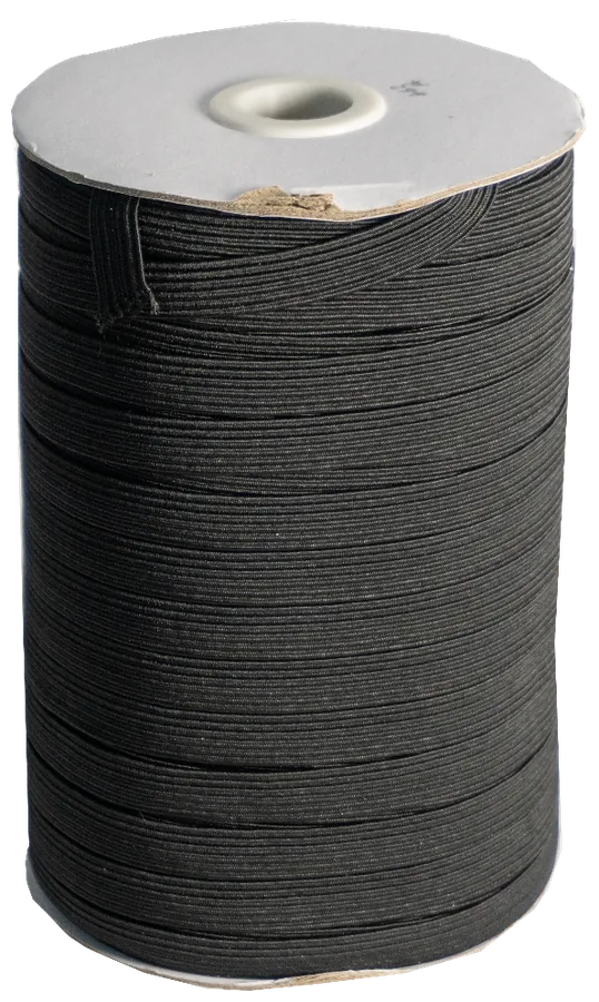 Rollo de elástico negro